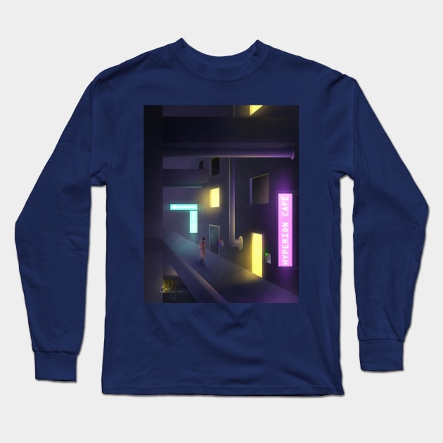 Hyperion City Long Sleeve T-Shirt by Alyen